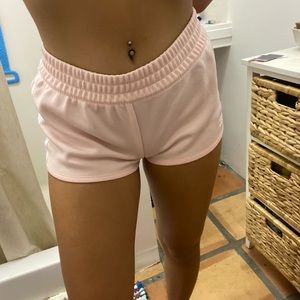 Pink adidas shorts